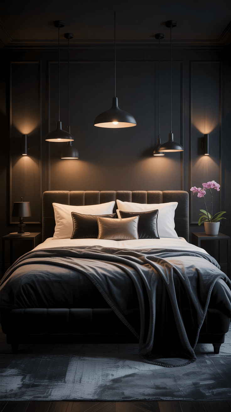 15 Elegant Black Bedroom Decor Ideas for a Bold Look