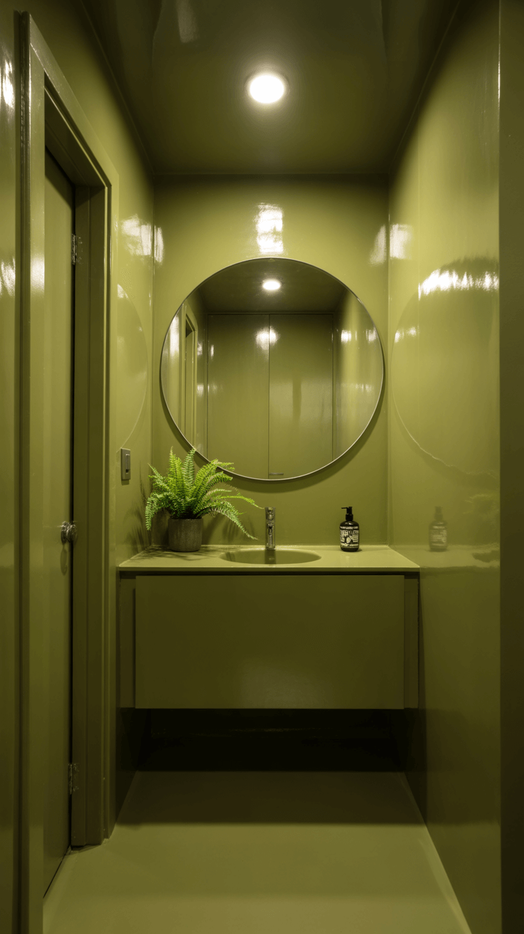 15 Olive Green Bathroom Ideas That Are Absolutely Everything Right Now