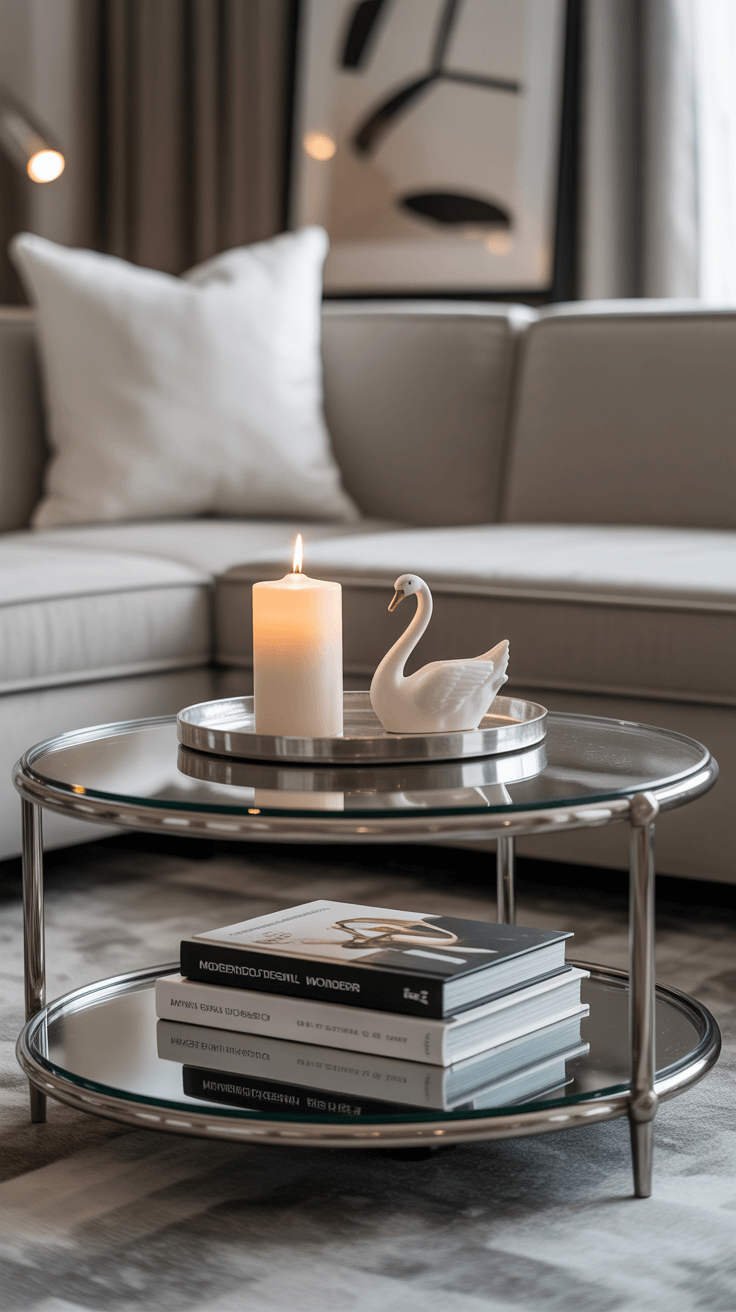 15 Circle Coffee Table Decor Ideas That Will Make Your Living Room Look Like a Magazine Spread