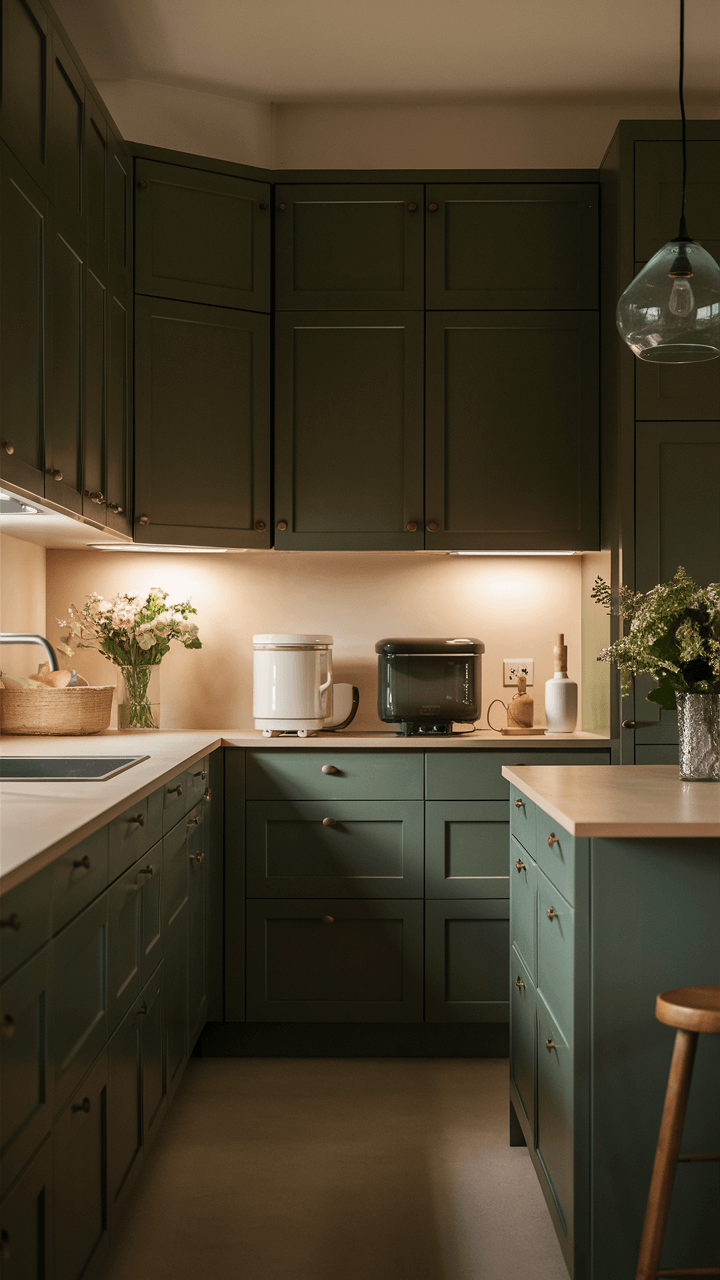 15 Stunning Forest Green Kitchen Ideas for Stylish Home Inspiration