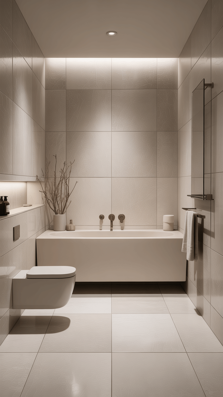 15 Beautiful Beige Tile Bathroom Ideas for a Soft Look