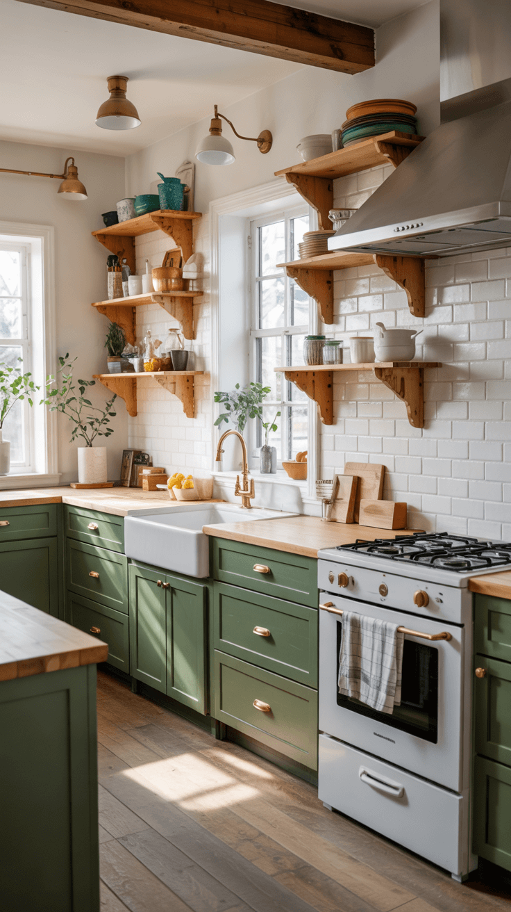 15 Stunning Forest Green Kitchen Ideas for Stylish Home Inspiration