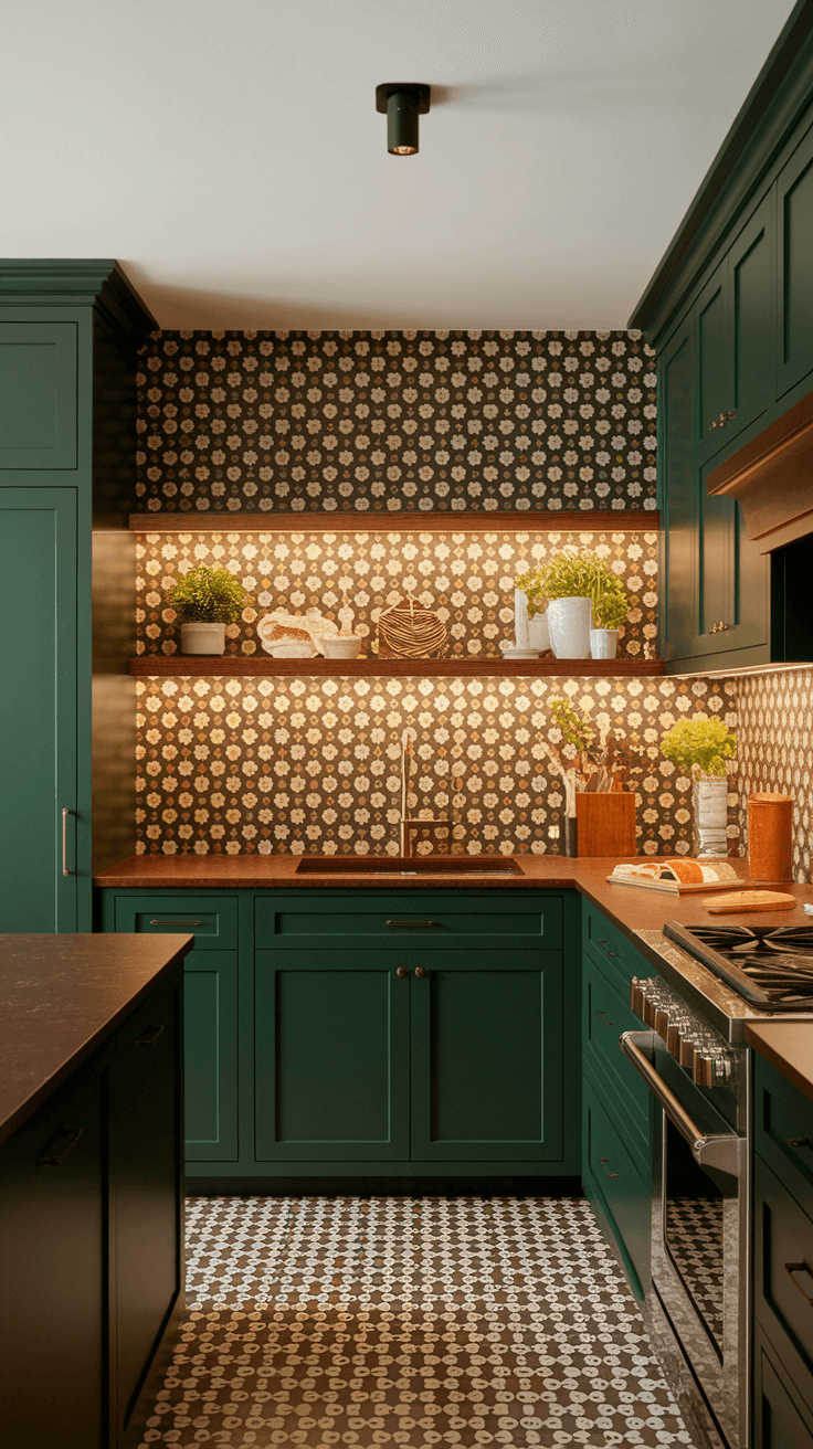 15 Beautiful Green and Brown Kitchen Ideas for Cozy Spaces