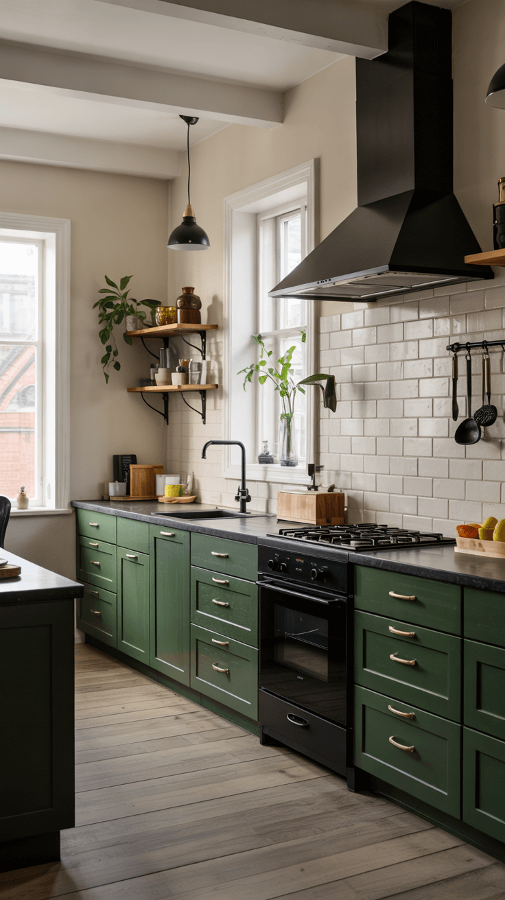 15 Stunning Forest Green Kitchen Ideas for Stylish Home Inspiration