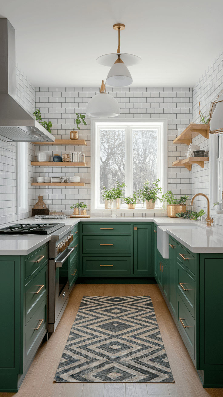 15 Stunning Green and Gold Kitchen Ideas for Elegant Homes