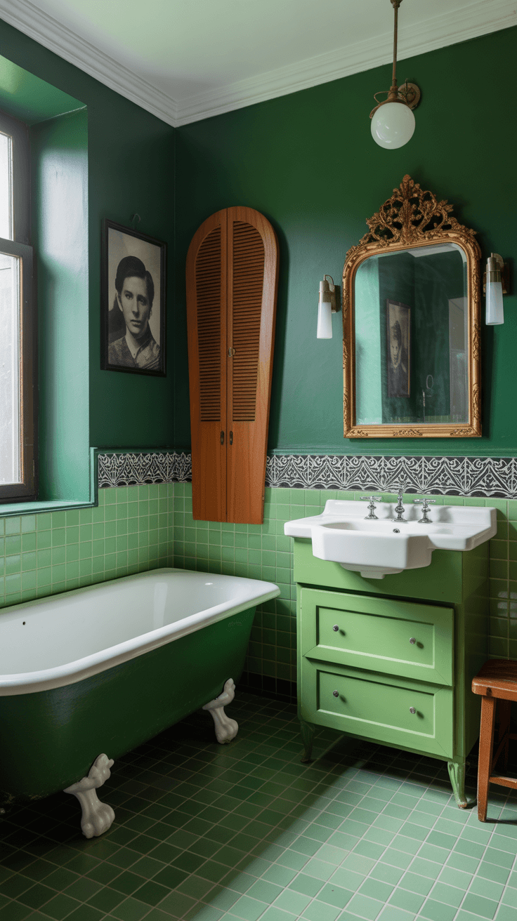 15 Green Bathroom Ideas: Your Guide to the Freshest Room in the House