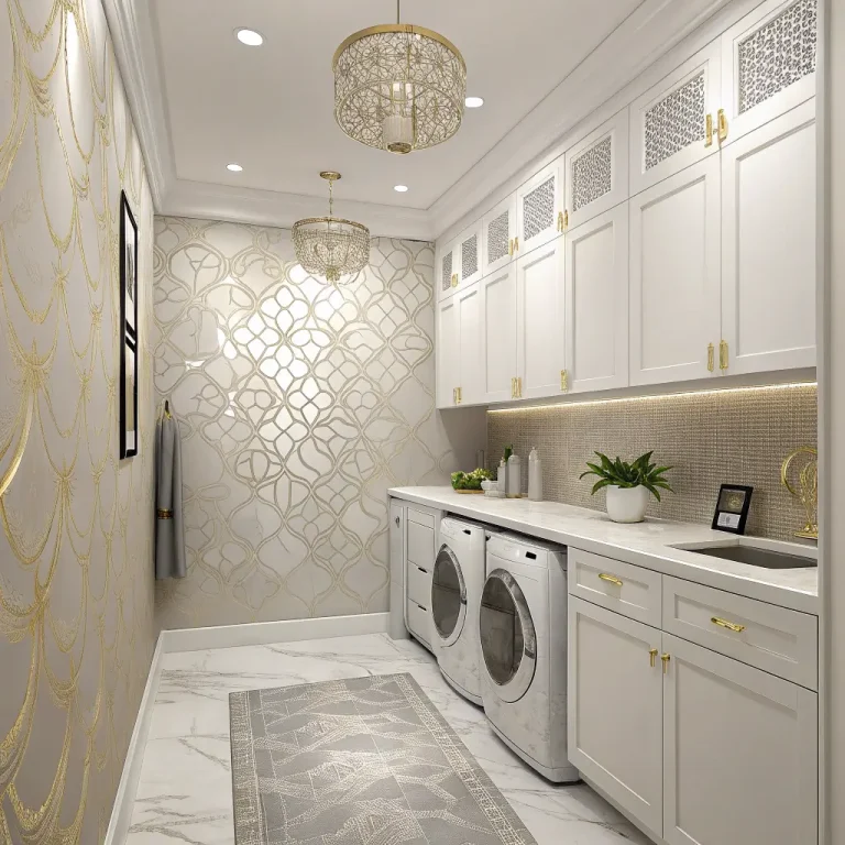 15 Stunning Laundry Room Wallpaper Ideas and Creative Wall Designs