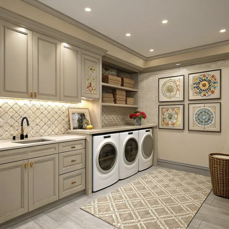 15 Amazing Basement Laundry Room Ideas and Stylish Storage Tips