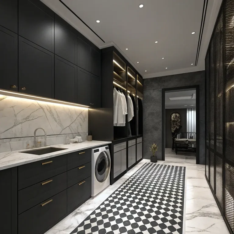 15 Stunning Moody Laundry Room Ideas and Cozy Design Tips