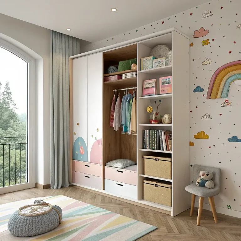 15 Creative Kids Room Wardrobe Design Ideas for Fun & Organized Spaces