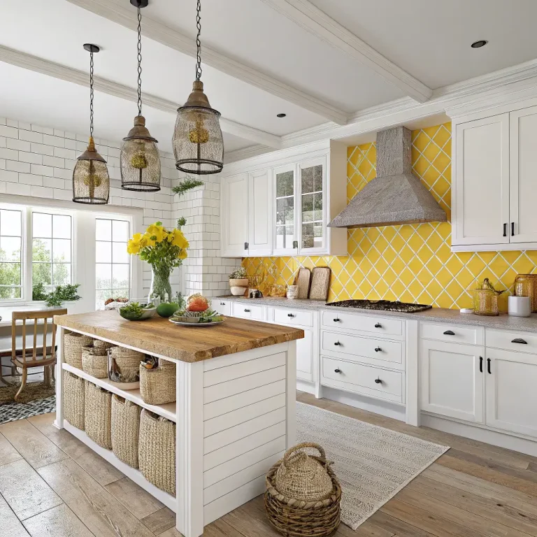 15 Stunning Yellow Farmhouse Kitchen Ideas for Cozy Living