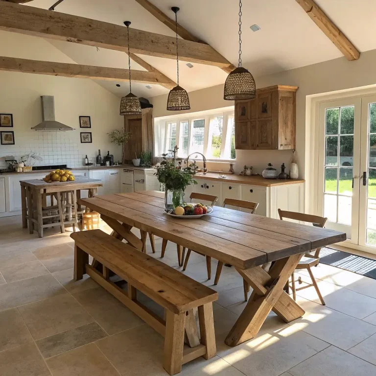 15 Stunning Farmhouse Kitchen Table Ideas for Cozy Meals