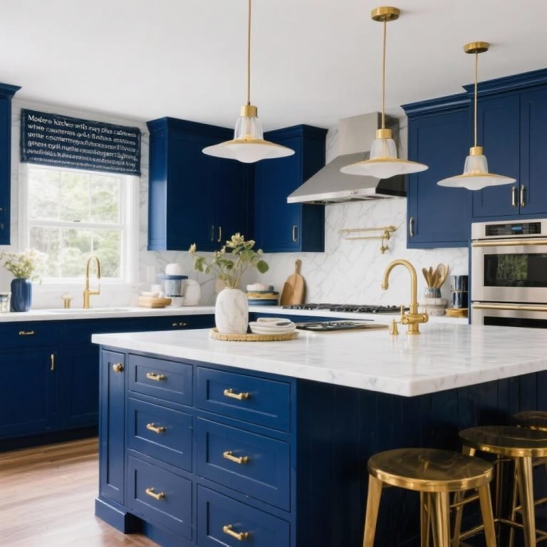 15 Stunning Blue and White Kitchen Ideas for a Fresh Modern Look