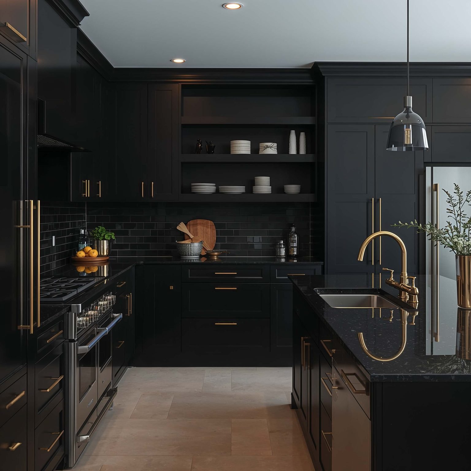 15 Stunning Black and Gold Kitchen Ideas for Luxe Spaces