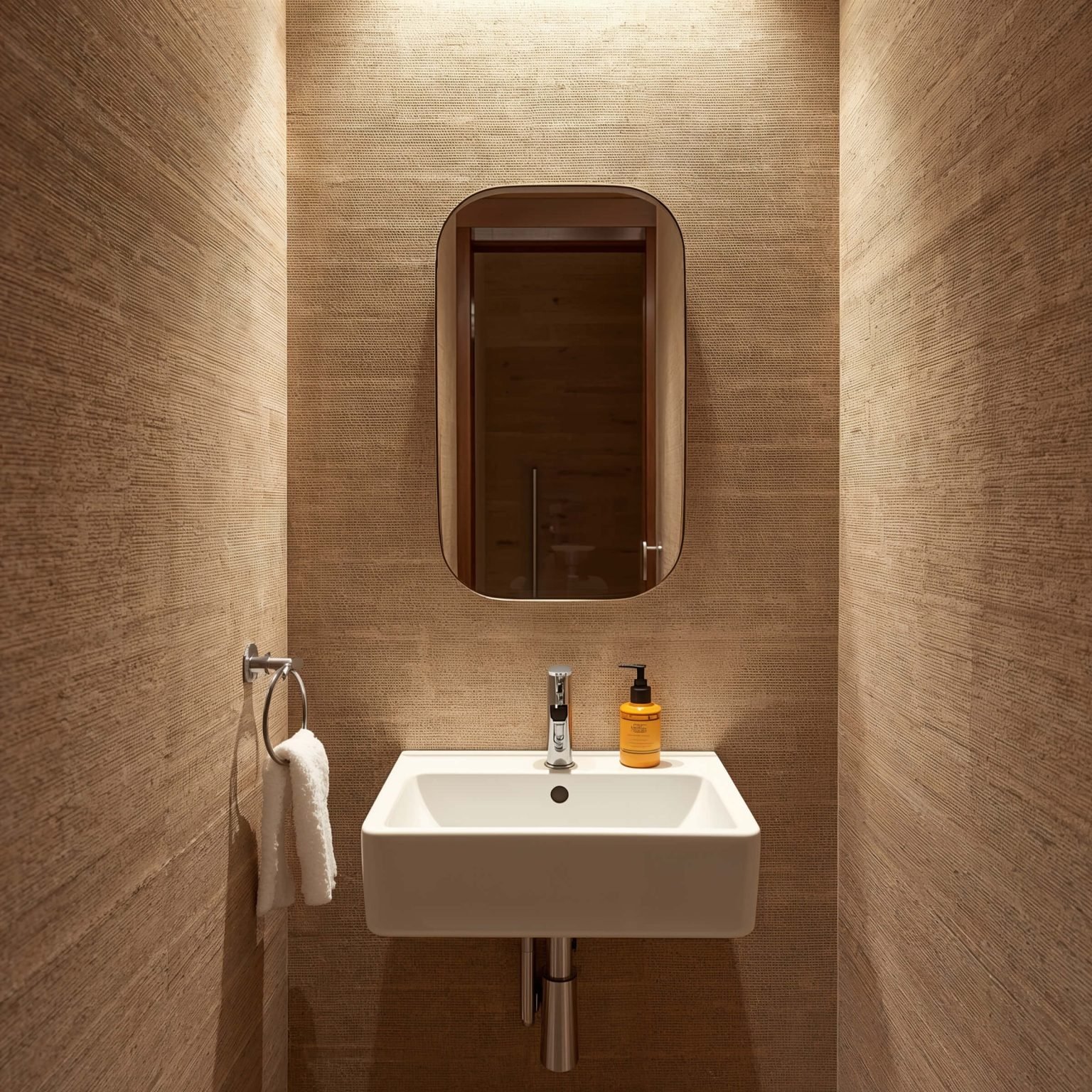 15 Stunning Half Bathroom Wallpaper Ideas and Chic Small Spaces