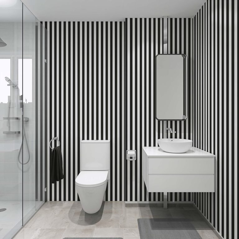 15 Stunning Peel and Stick Wallpaper Bathroom Ideas to Try Today