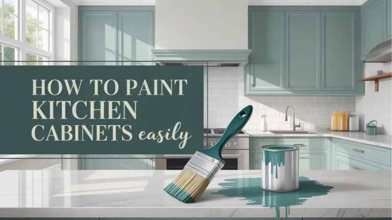 how to paint kitchen cabinets