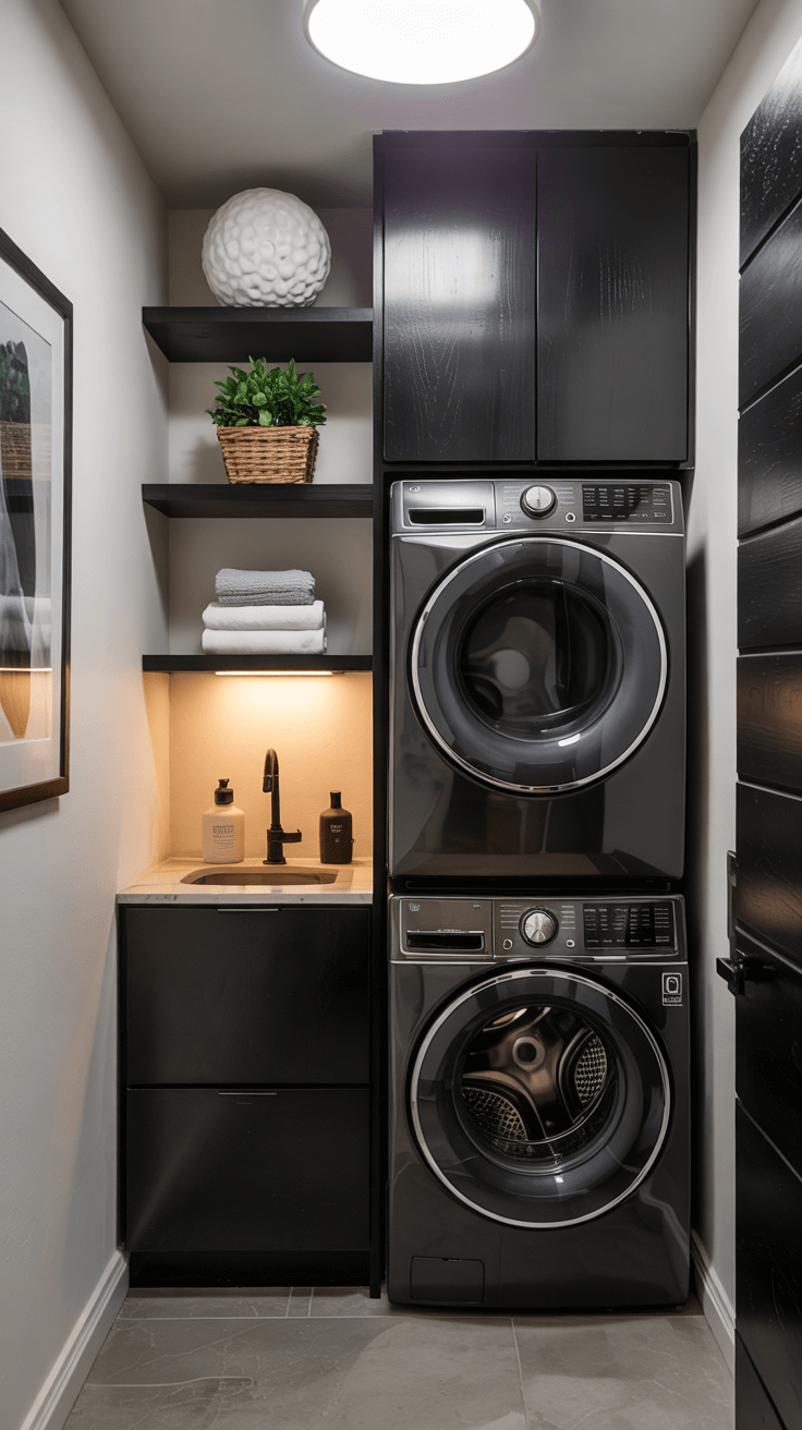 15 Brilliant Small Laundry Room Ideas Stackable and Space-Saving Hacks