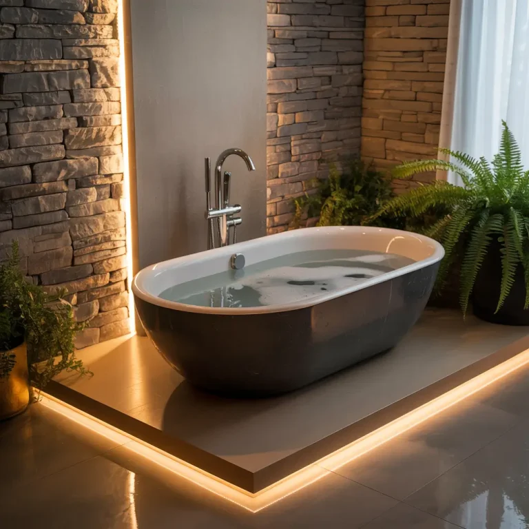 15 Stunning Small Bathroom Ideas with Tub That Feel Spacious