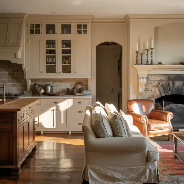 15 Cozy Half Open Kitchen and Living Room Ideas for Comfort