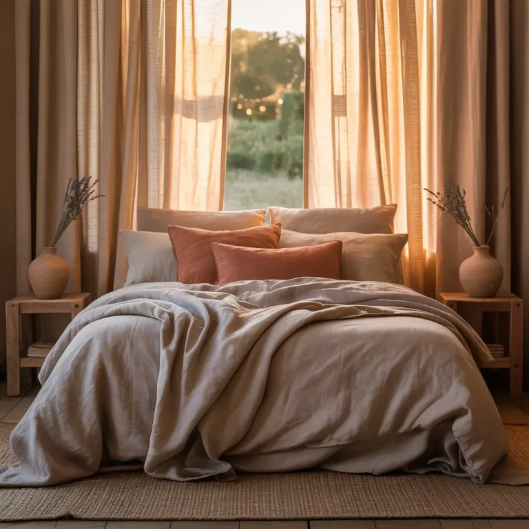15 Beautiful Linen Curtains Bedroom Ideas and Soft Natural Vibes