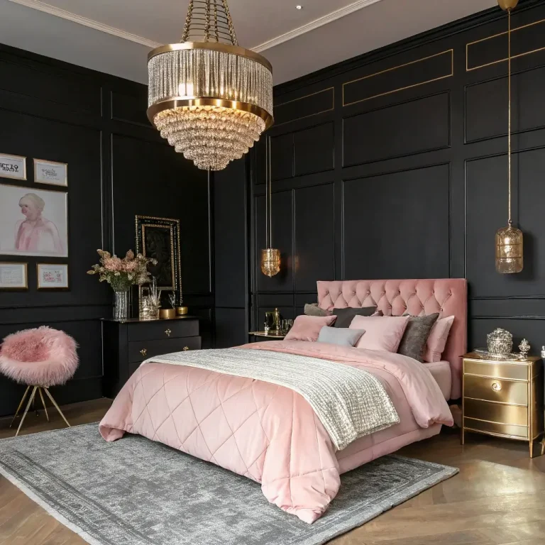 15 Cozy Black and Pink Bedroom Ideas for Stylish Spaces