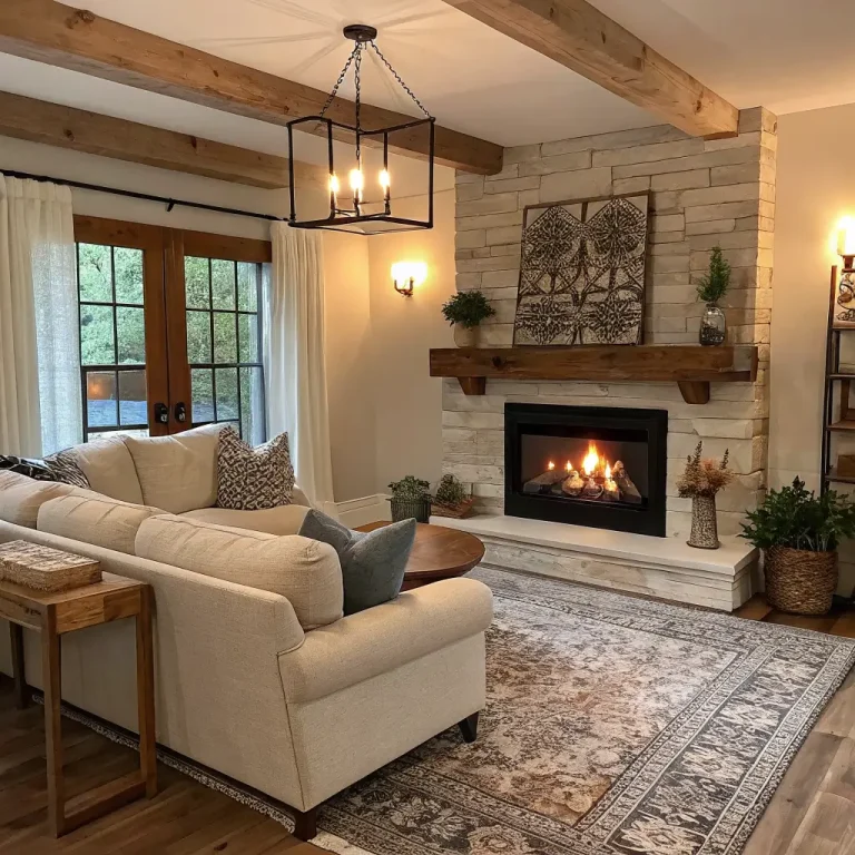 15 Gorgeous Contemporary Farmhouse Living Room Ideas You’ll Love