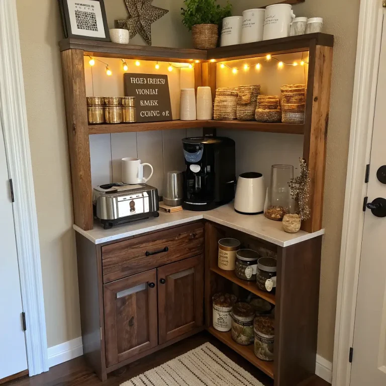15 Stunning DIY Coffee Bar Ideas for Your Cozy Morning Corner