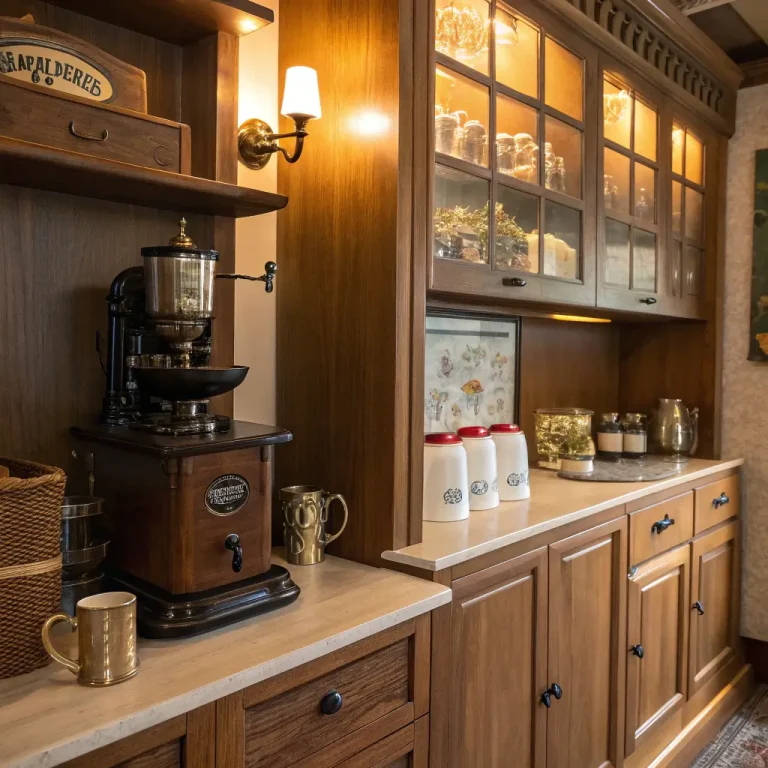 15 Elegant Built-In Coffee Bar Ideas and Chic Kitchen Designs