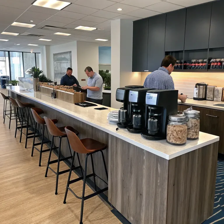 15 Stunning Office Coffee Bar Ideas for Stylish Workspaces