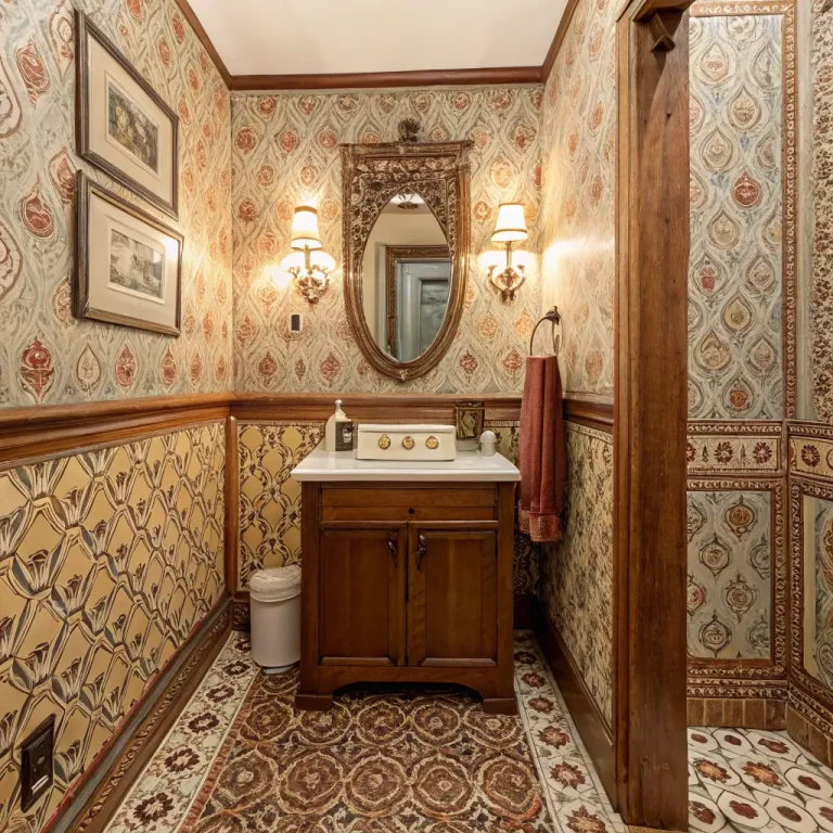 15 Elegant Powder Room Wallpaper Ideas for a Luxurious Look