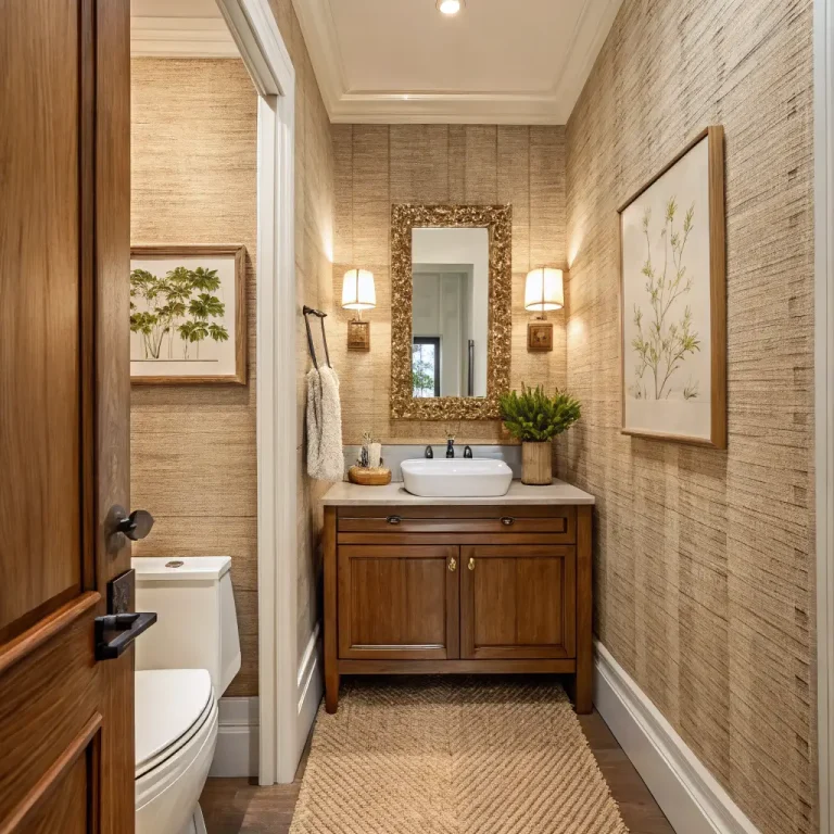 15 Stunning Small Powder Room Wallpaper Ideas for Stylish Spaces