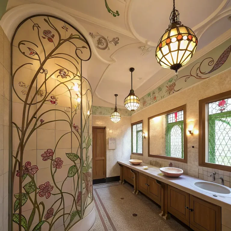15 Stylish Art Nouveau Bathroom Ideas and Luxury Vibes