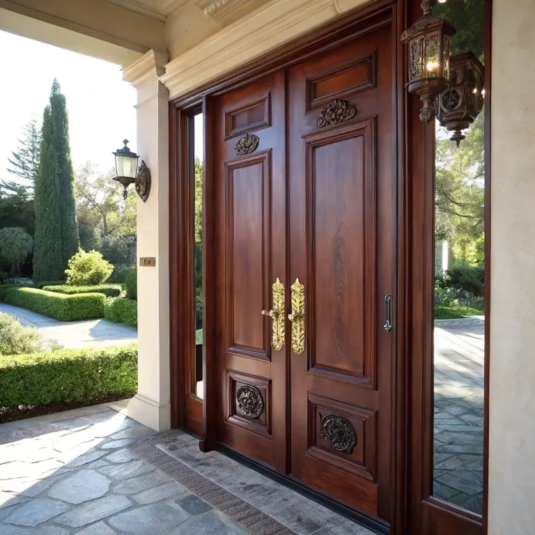 15 Creative Front Door Design Wood Ideas for Unique Style