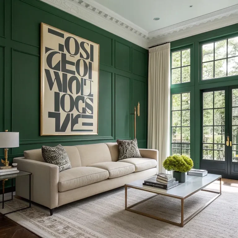 15 Stylish Forest Green Living Room Ideas for Small Spaces