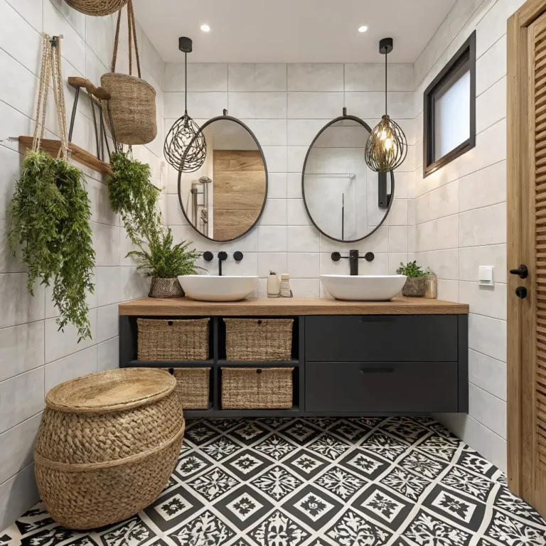 12 Vibrant Boho Bathroom Ideas and Fresh Decor Ideas