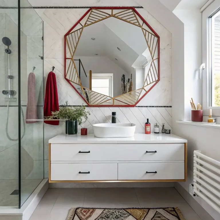 15 Modern Frame Bathroom Mirror Ideas That Wow Guests