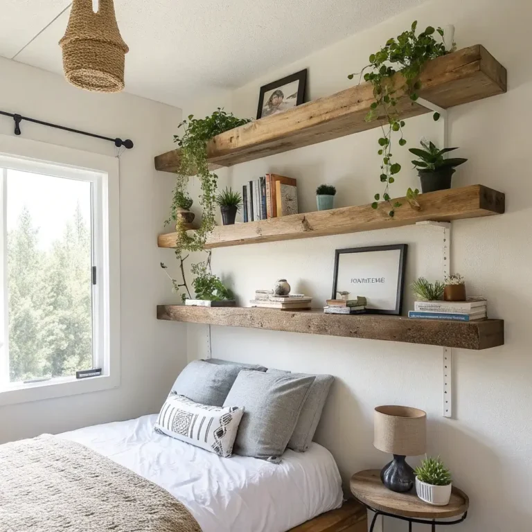 15 Elegant Floating Shelves Bedroom Ideas for Organized Rooms