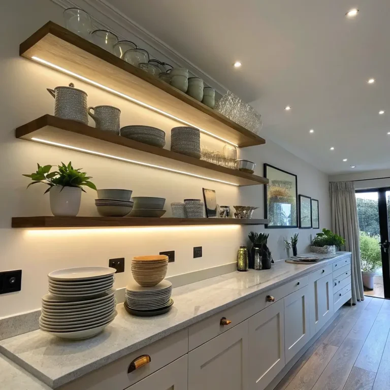 15 Amazing Kitchen Floating Shelves Ideas and DIY Inspiration
