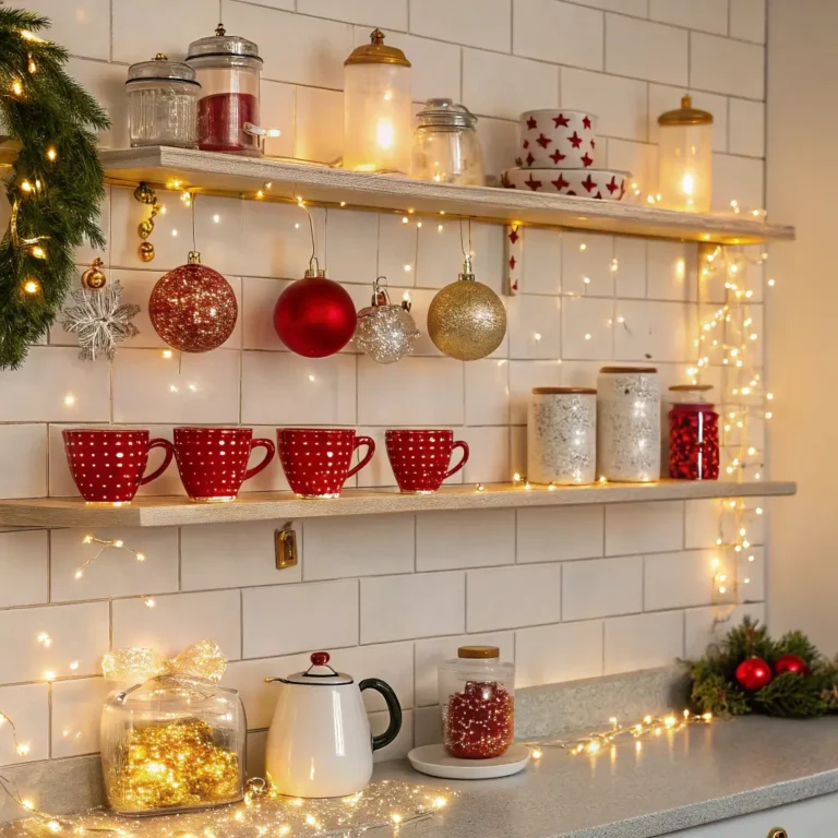 15 Beautiful Christmas Kitchen Ideas and Festive Touches