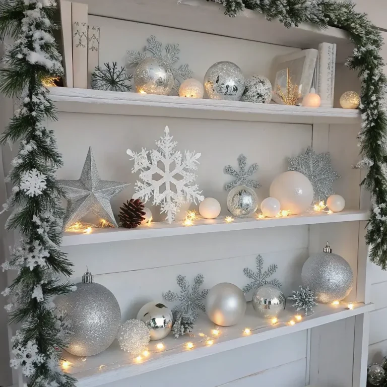 10 Whimsical Christmas Shelf Decor Ideas and Fun Decorations