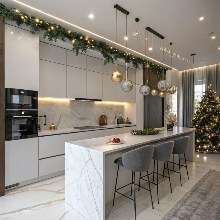 10 Inspiring Christmas Kitchen Ideas and Warm Decor Tips