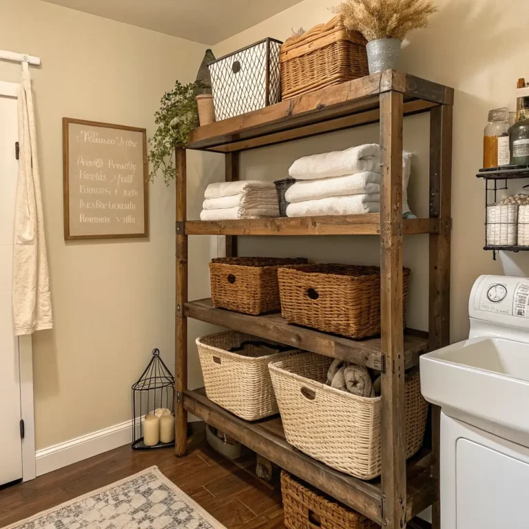 15 Easy Laundry Room Shelves Ideas for Perfect Organization