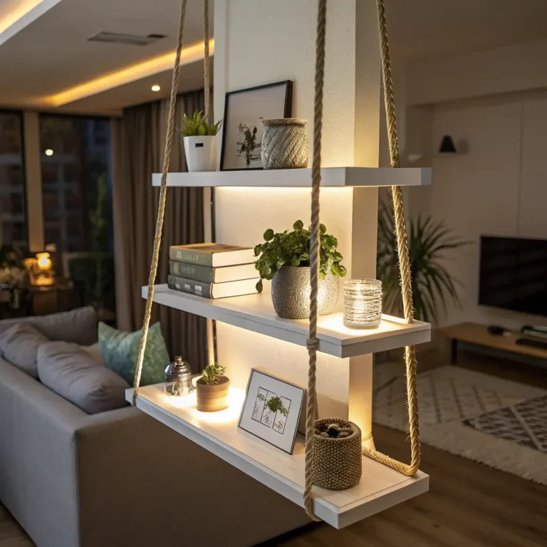 15 Trendy Hanging Shelves Ideas to Maximize Storage