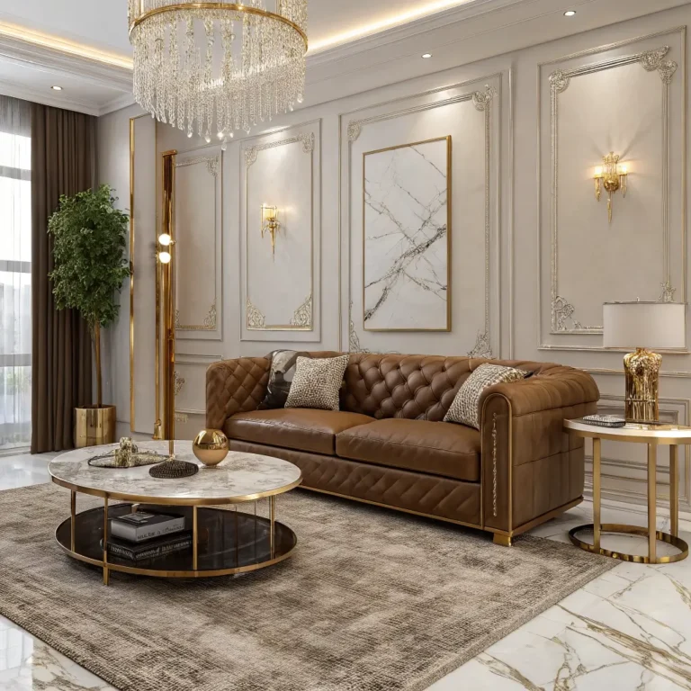 15 Gorgeous Brown Leather Couch Living Room Ideas You’ll Love