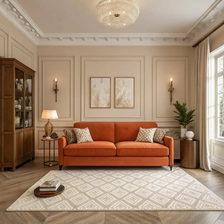 15 Brilliant Orange Couch Living Room Ideas for Style