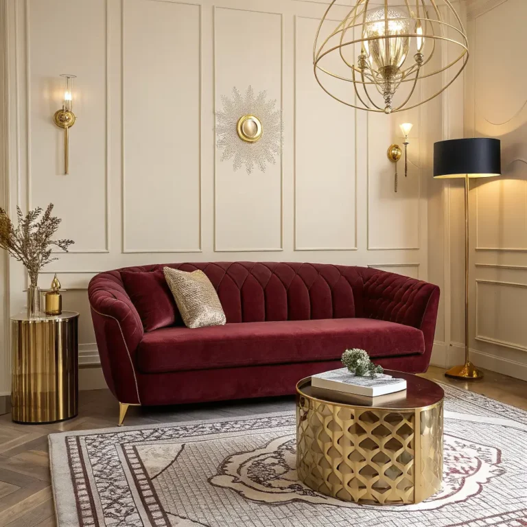 10 Gorgeous Burgundy Couch Living Room Ideas to Inspire Style