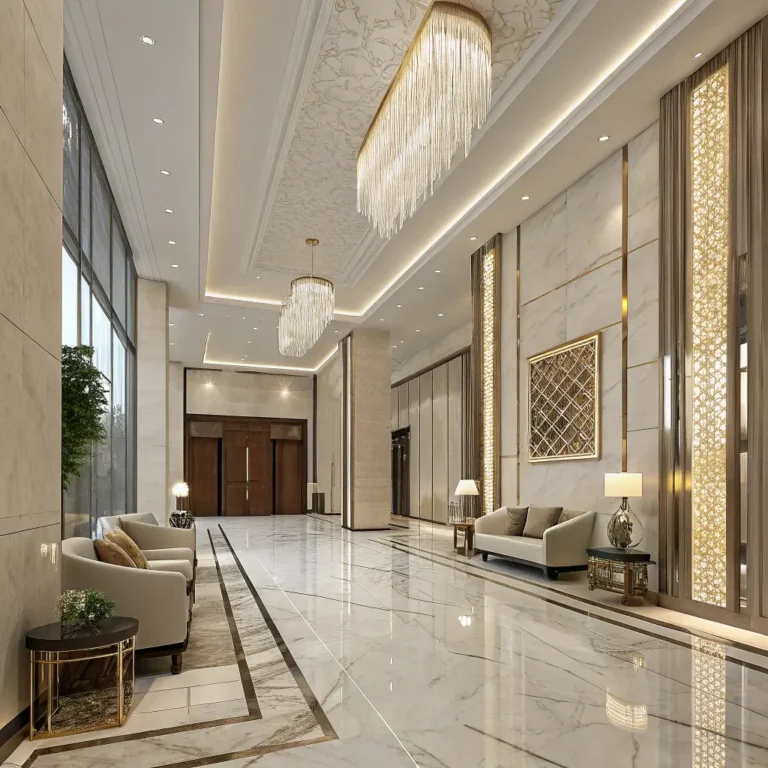 10 Luxurious Lobby Interior Design Ideas for Hotels & Offices