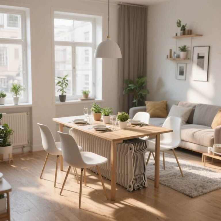 10 Brilliant Folding Dining Table Ideas for Small Spaces