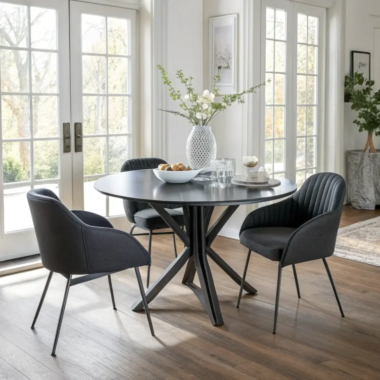 12 Sophisticated Black Dining Table Ideas and Lighting Hacks